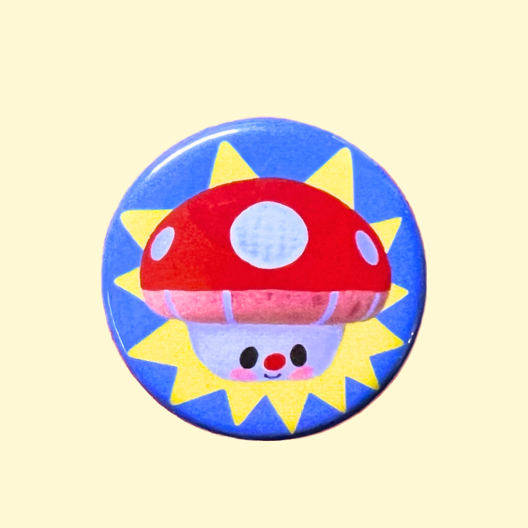 Marshall Mascot Mini Button