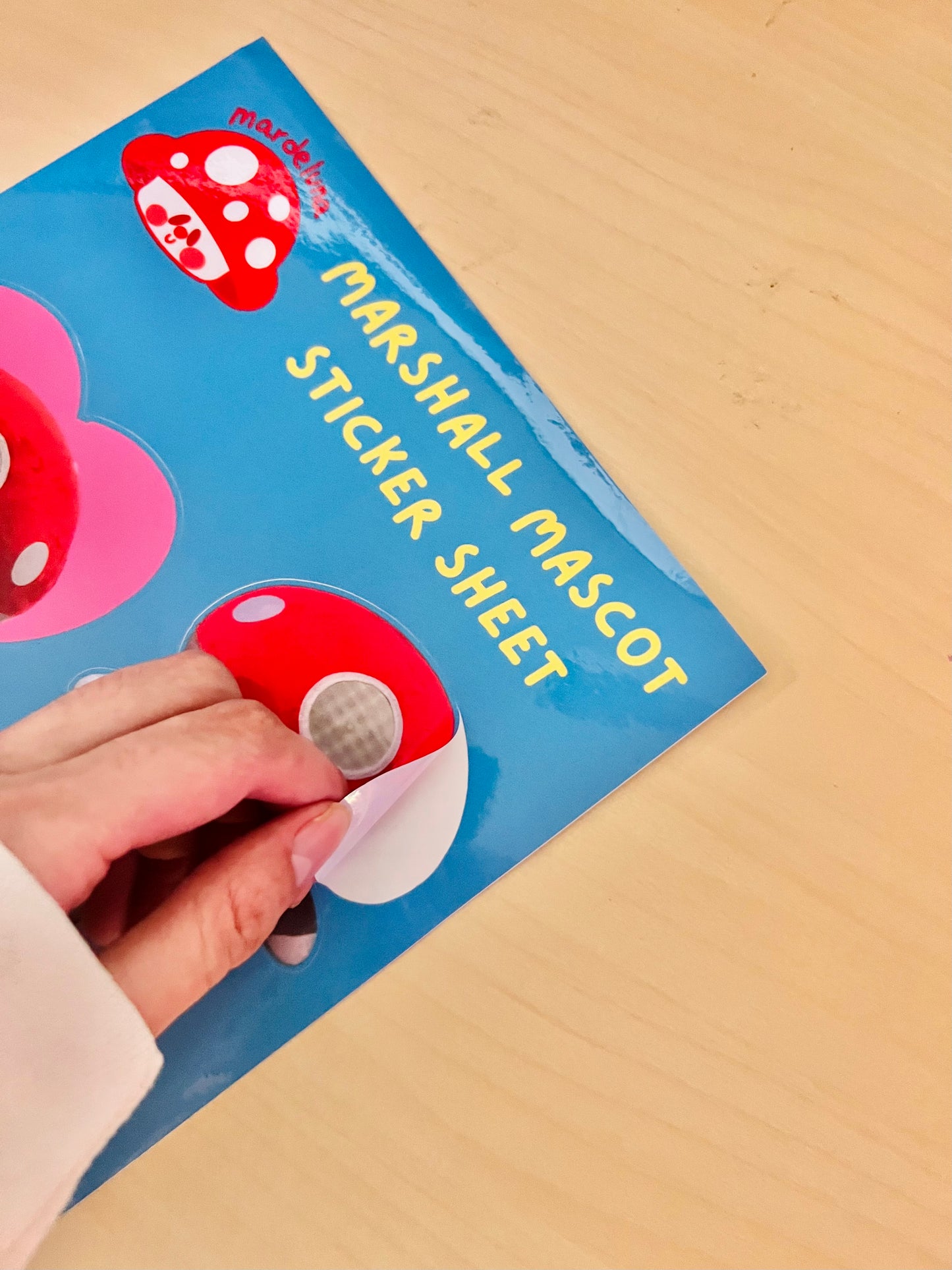 Marshall Mascot Sticker Sheet