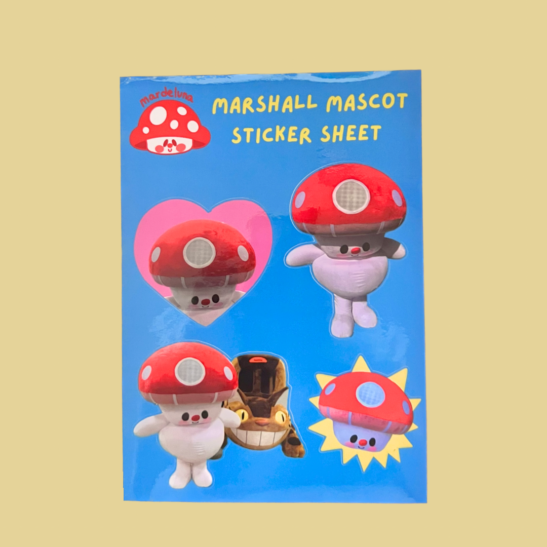 Marshall Mascot Sticker Sheet