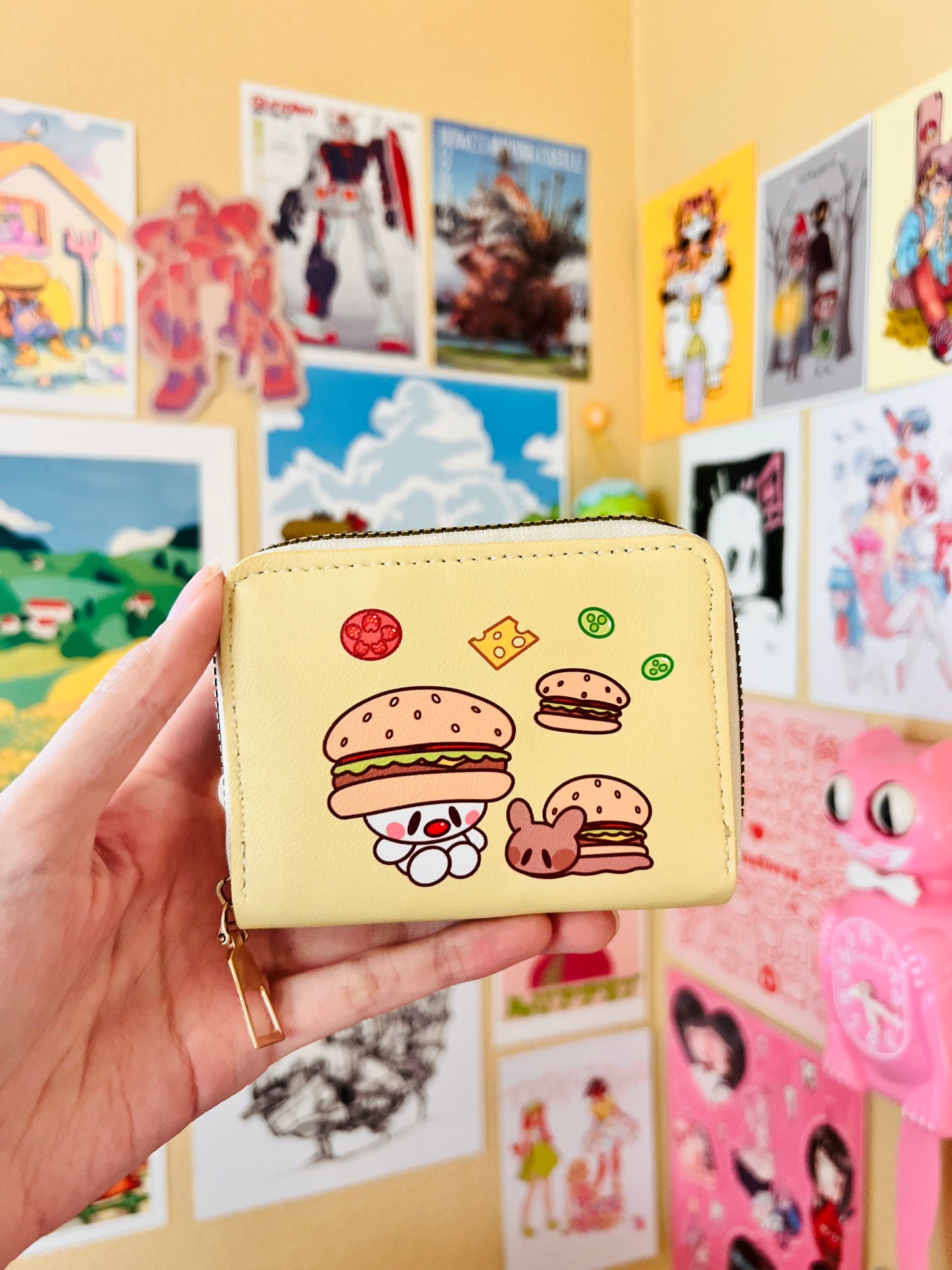 Hamburger Marshall Mini Zipper Wallet