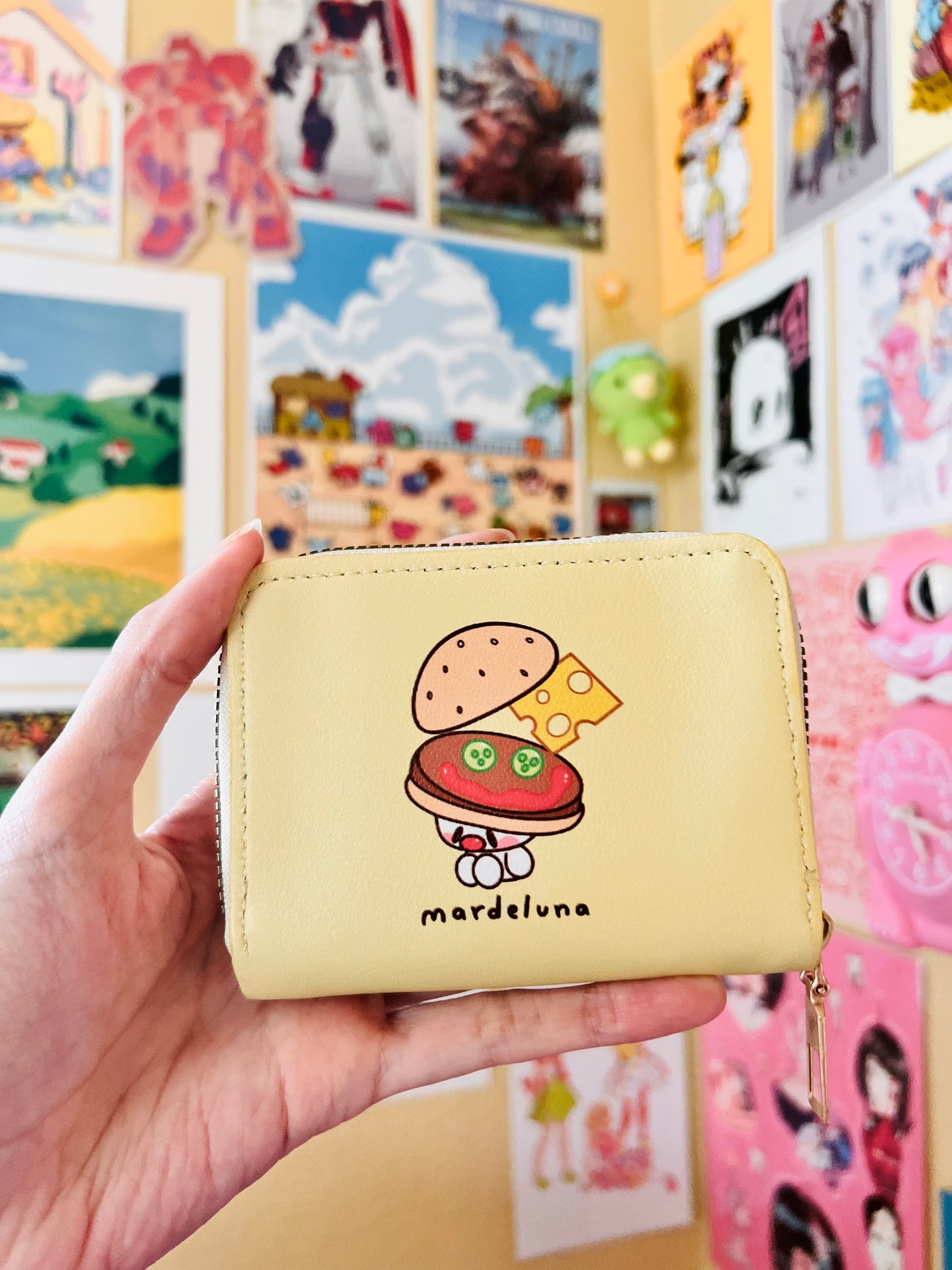 Hamburger Marshall Mini Zipper Wallet