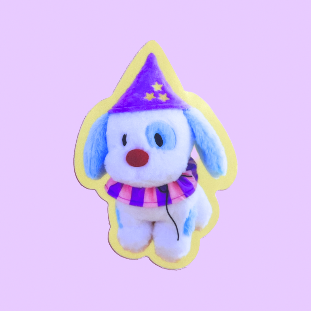 Bloo Plush Sticker