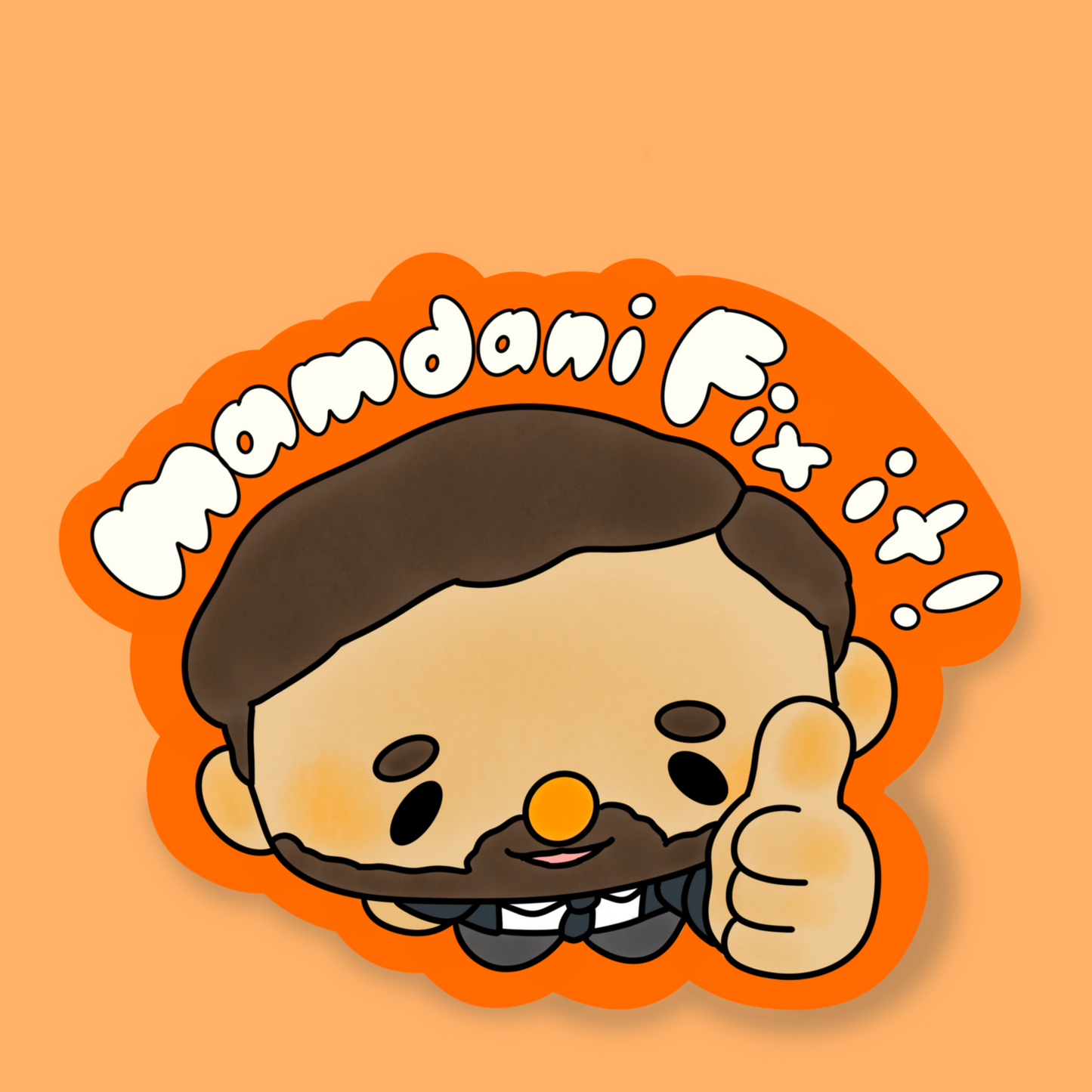 Mamdani Vinyl Sticker