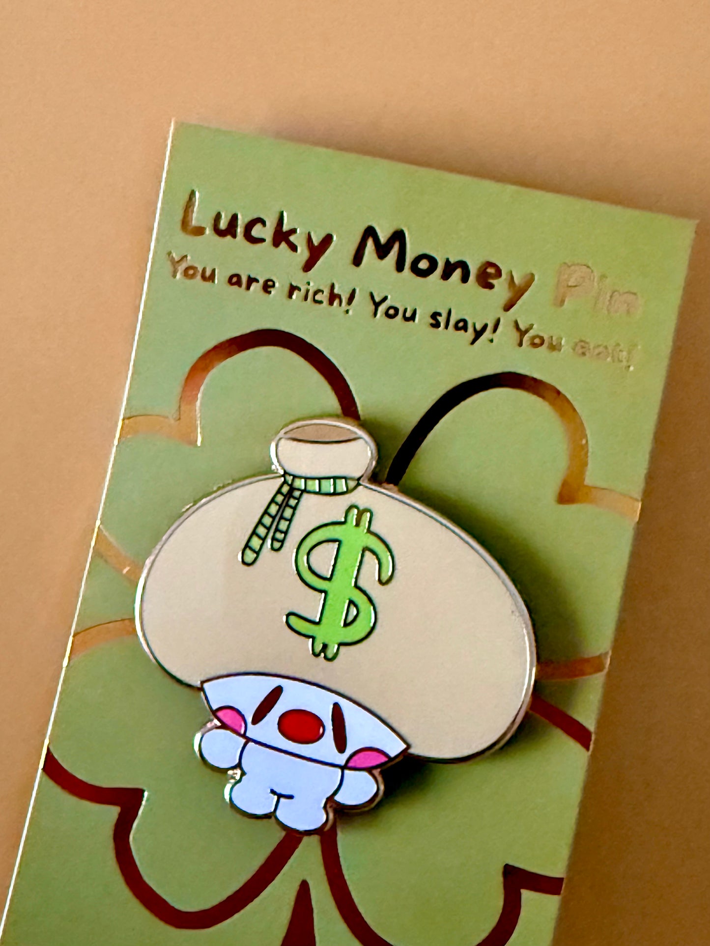 Lucky Marshall Money Pin