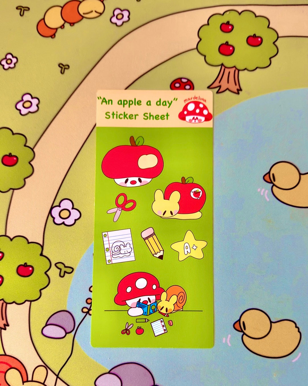 Apple Marshall Sticker Sheet