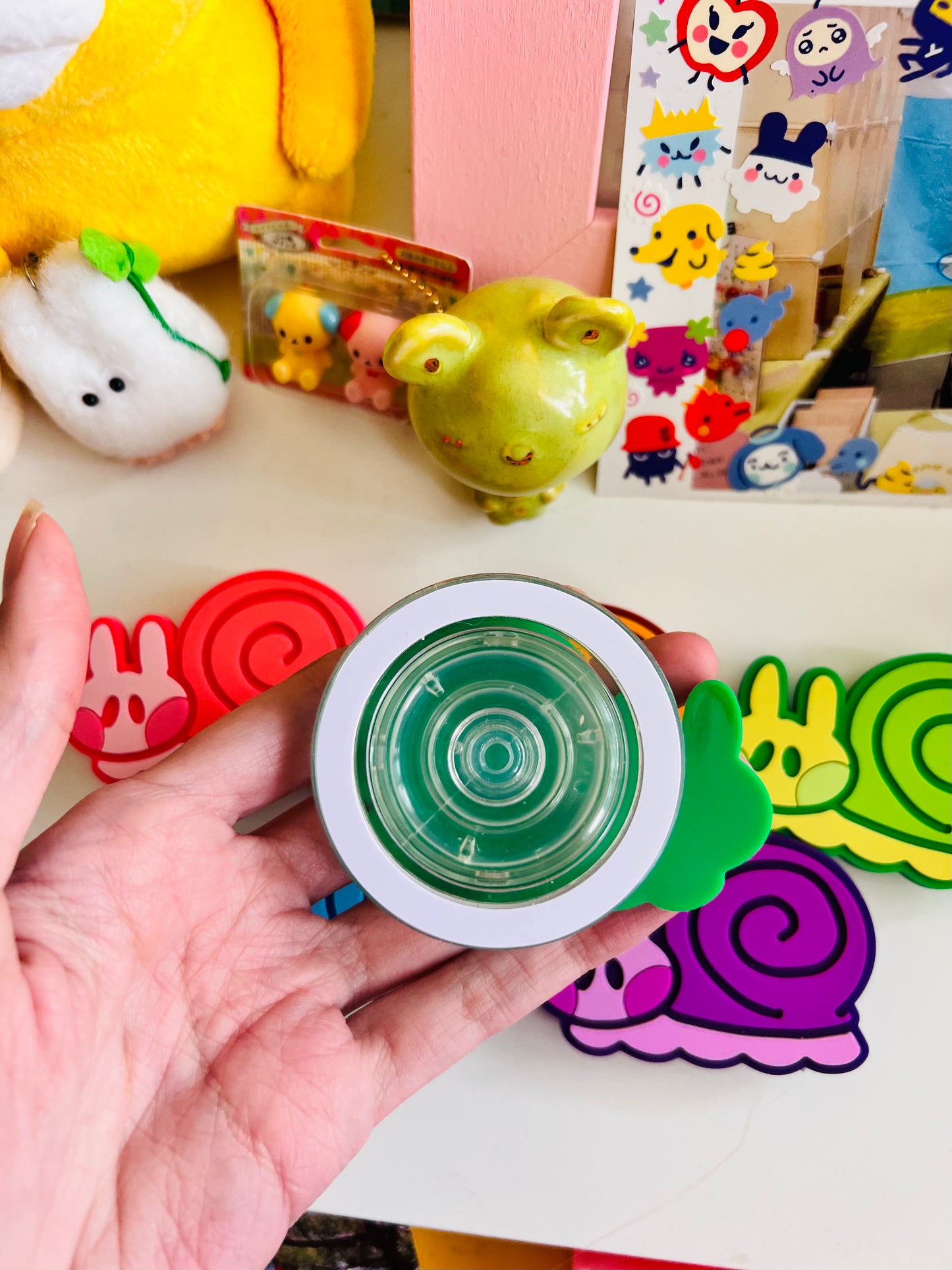 Snail PVC Phone Grippies