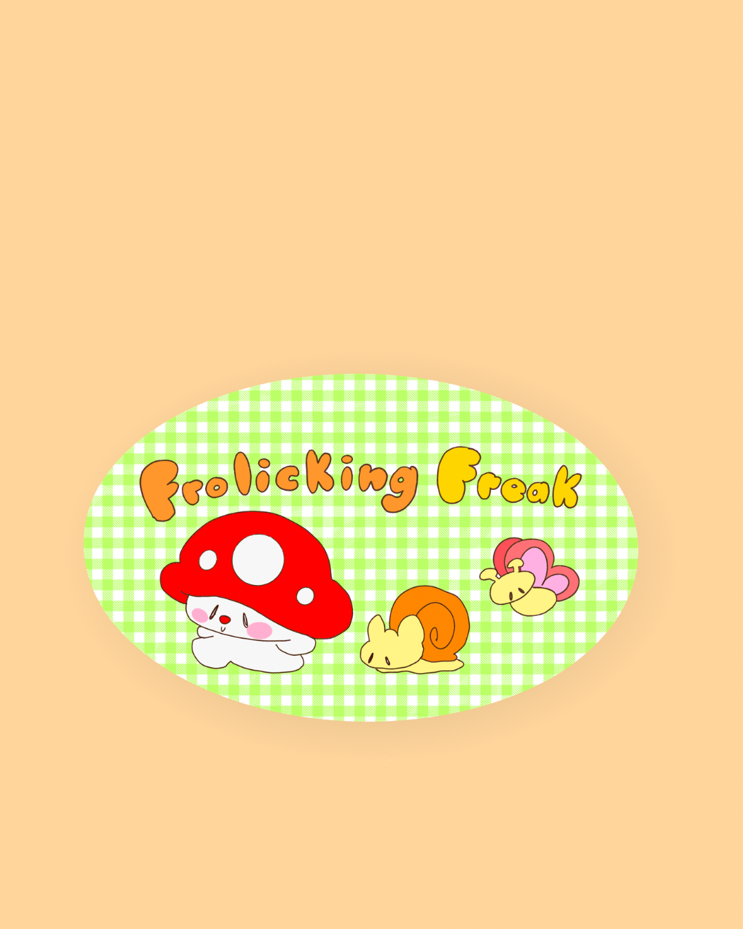 Frolicking Freak Vinyl Sticker
