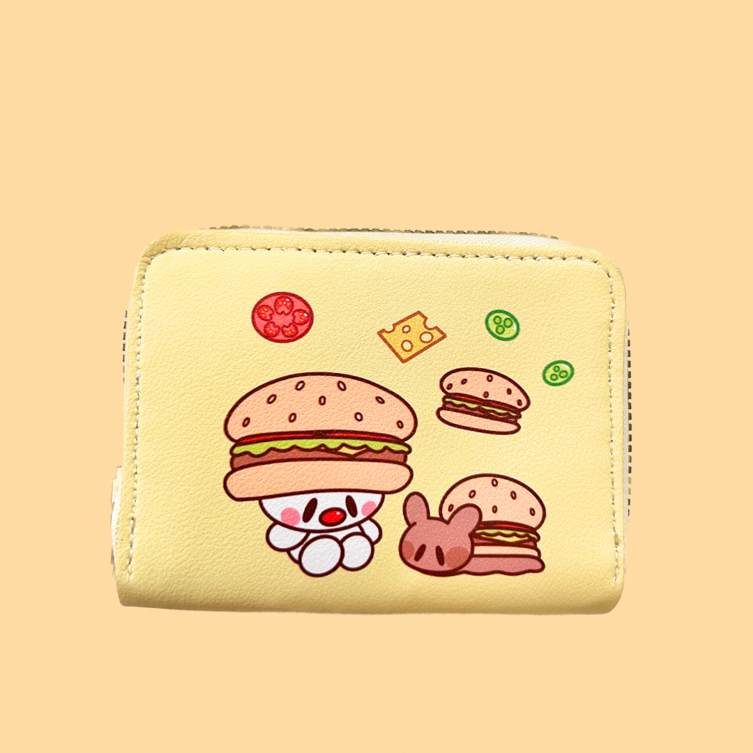 Hamburger Marshall Mini Zipper Wallet