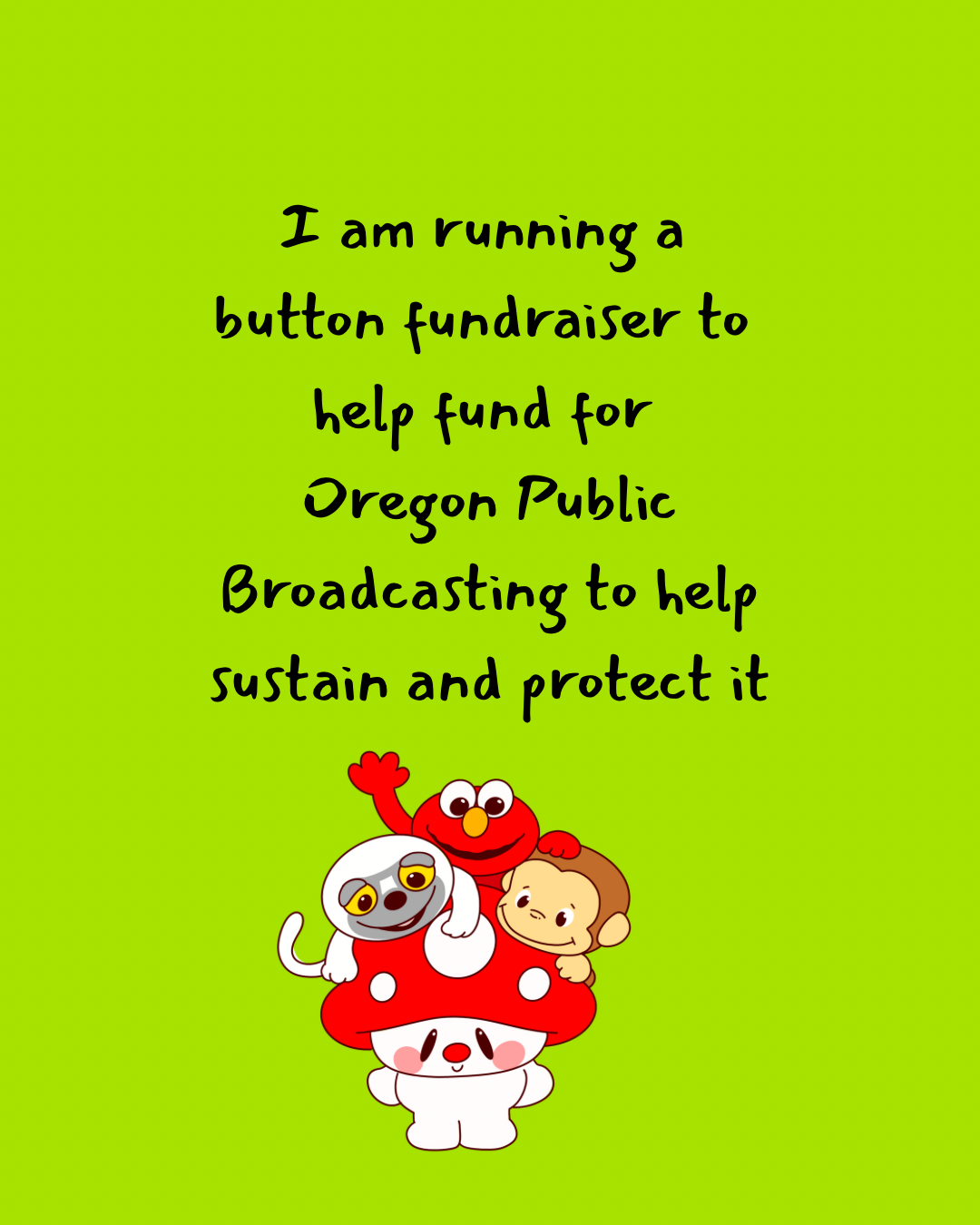 PBS Fundraiser Button