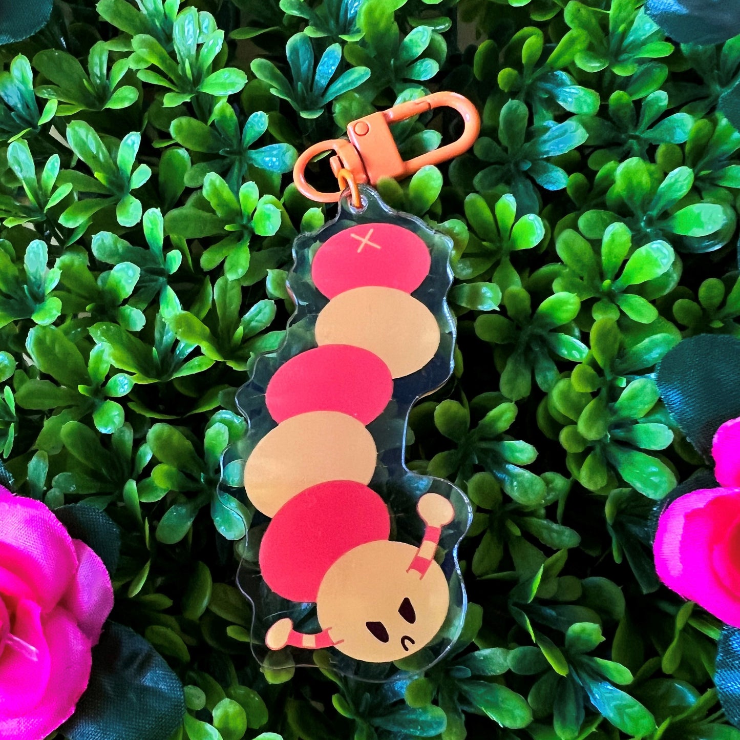 Caterpillar Keychain
