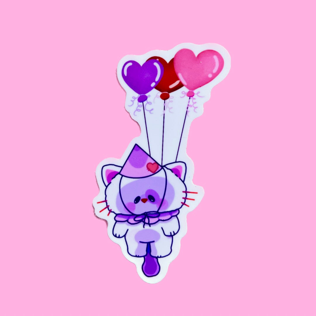 Ferris Floating Away Sticker