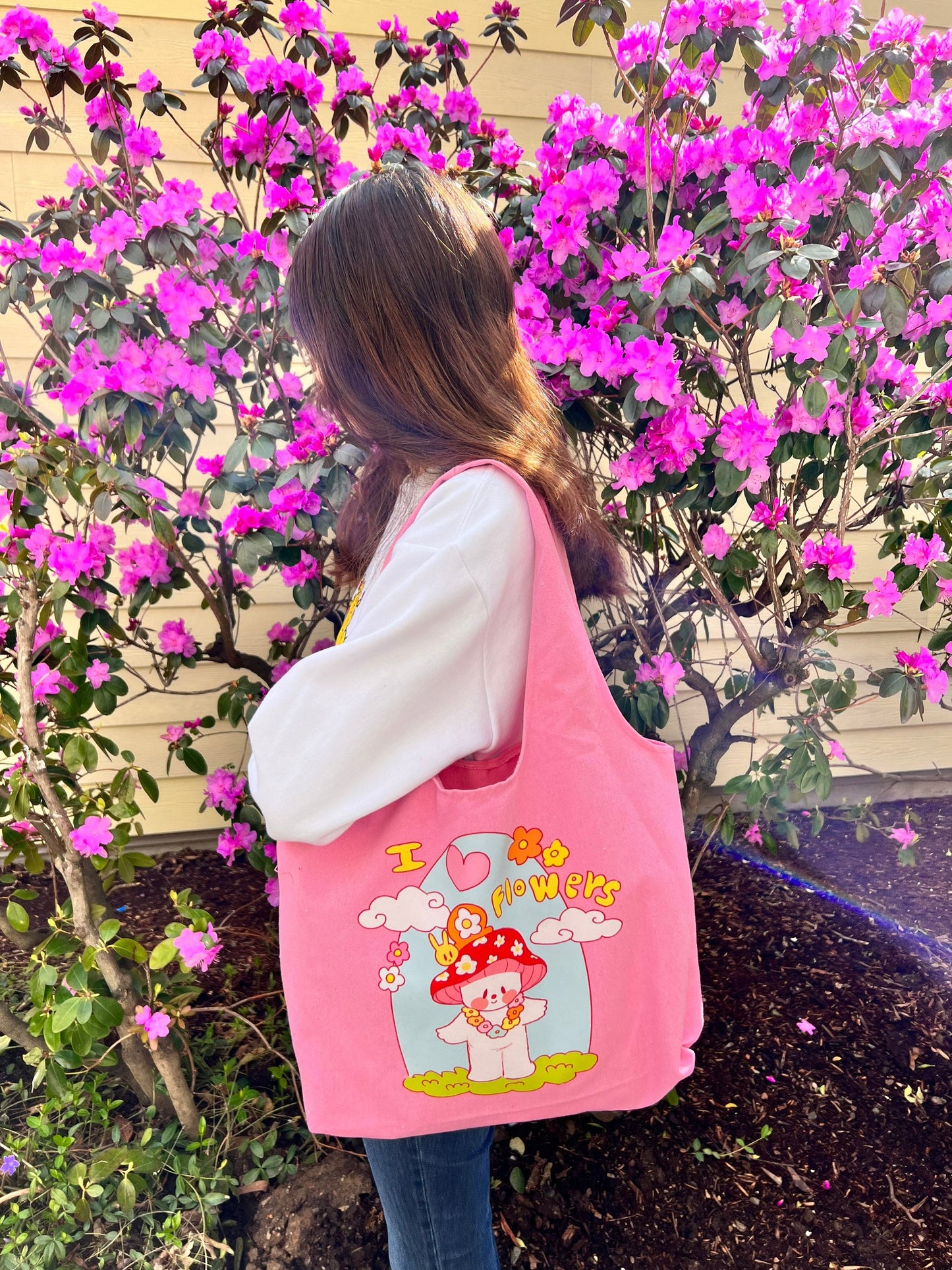“I Heart Flowers” Tote