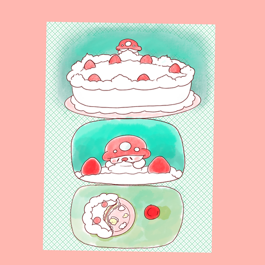 Marshall Cake Print