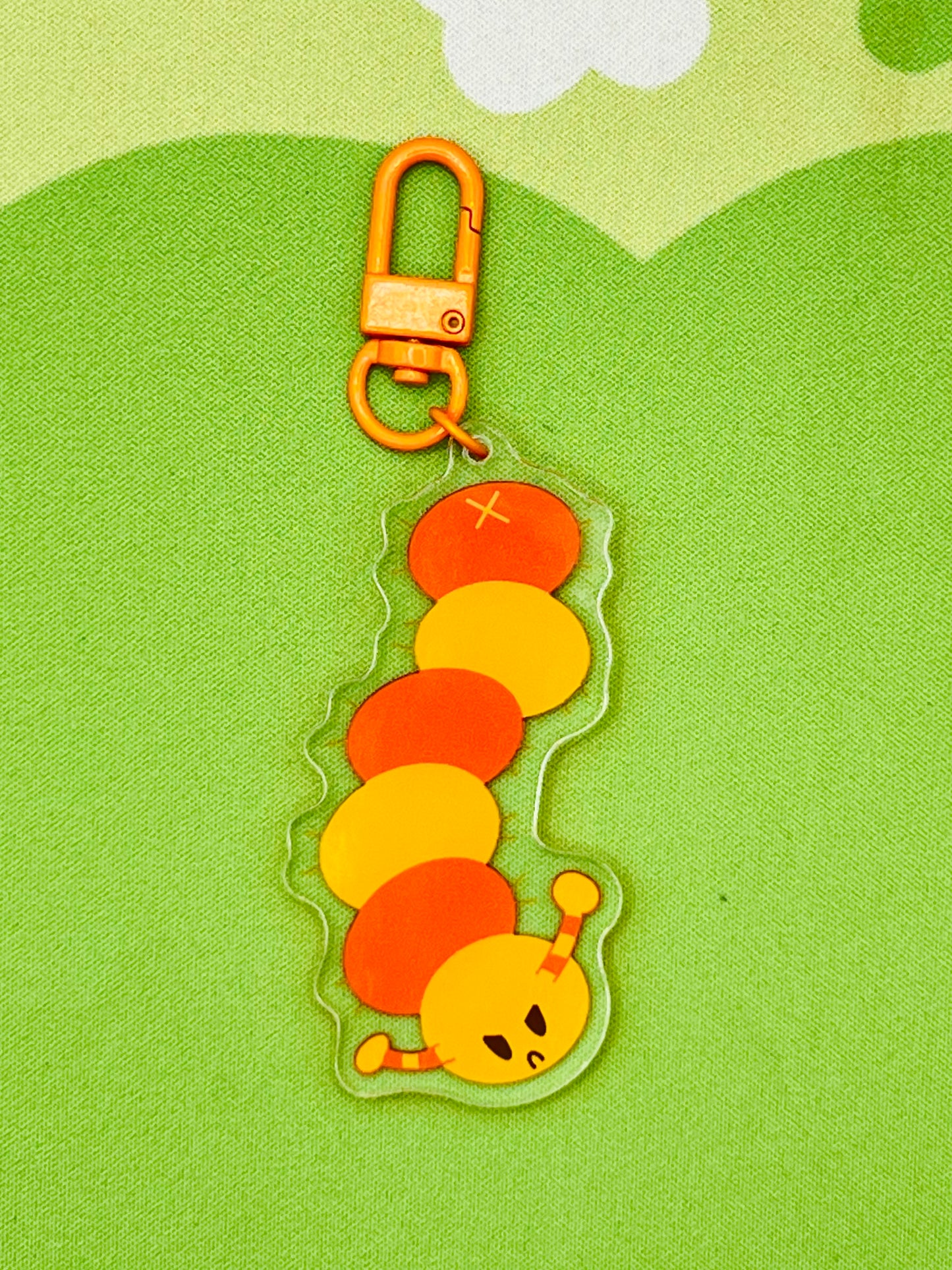 Caterpillar Keychain