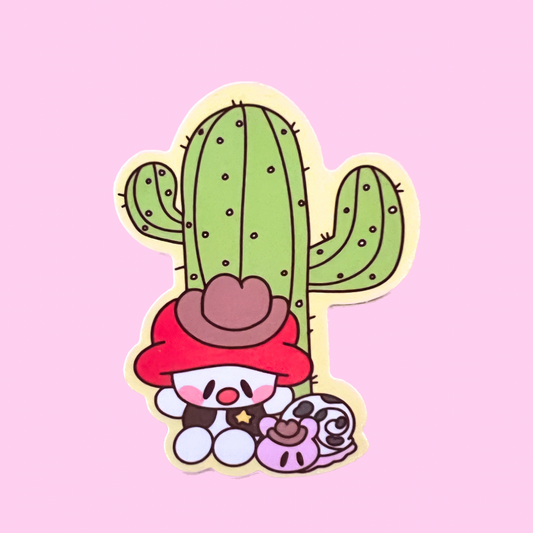 Cowboy Marshall Sticker