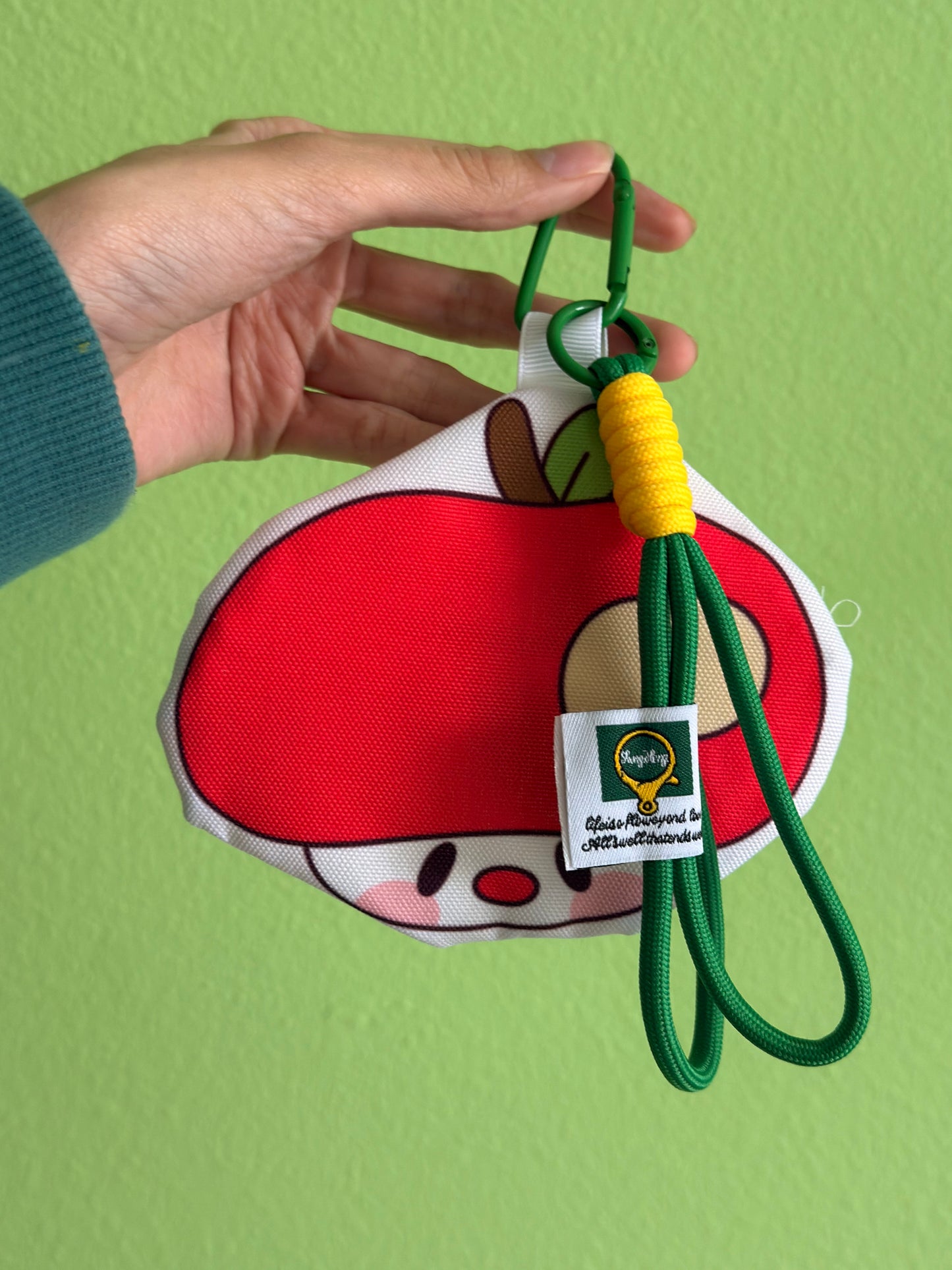 Apple Marshall Coin Bag Keychain