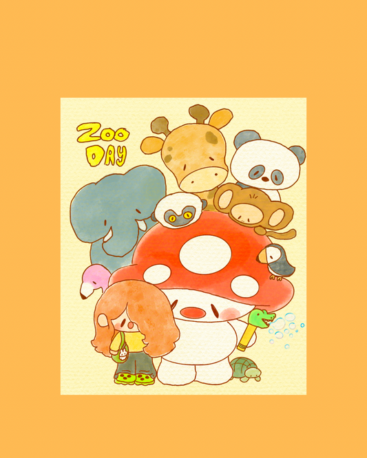 Zoo Day Marshall Print