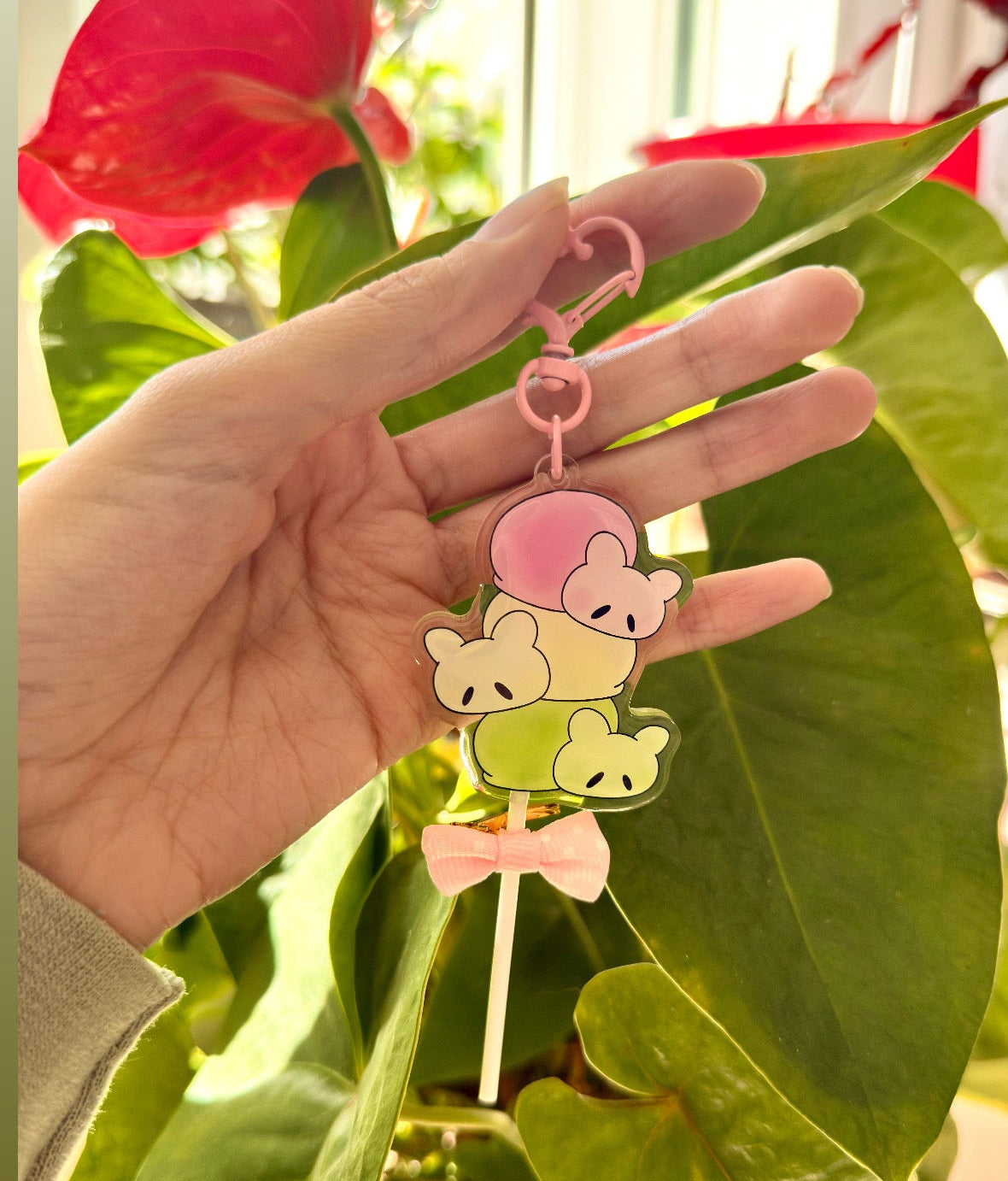 Dango Snail Keychain