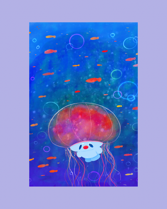 Jellyfish Marshall Print