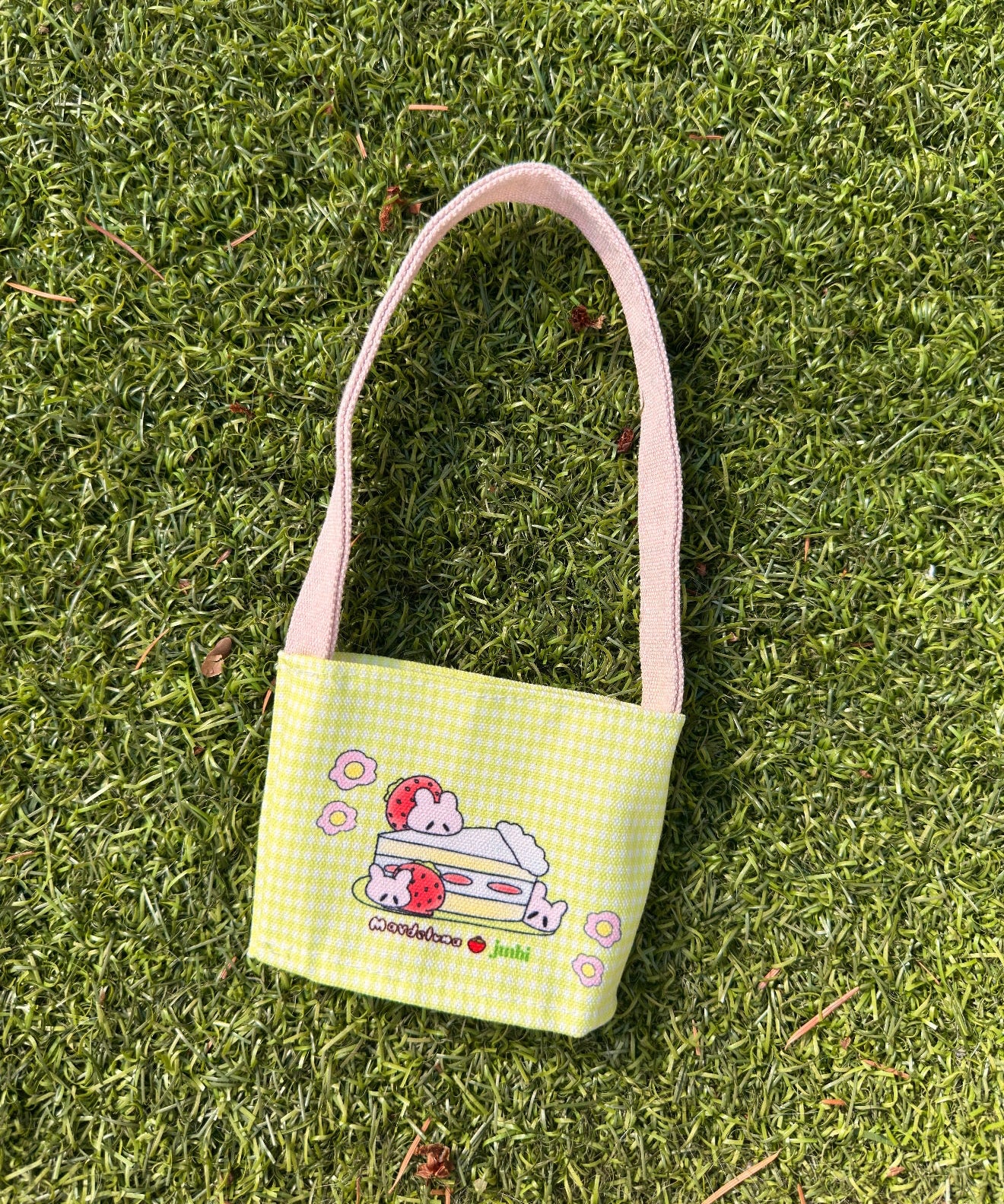 Strawberry Marshall Drink Sling Bag