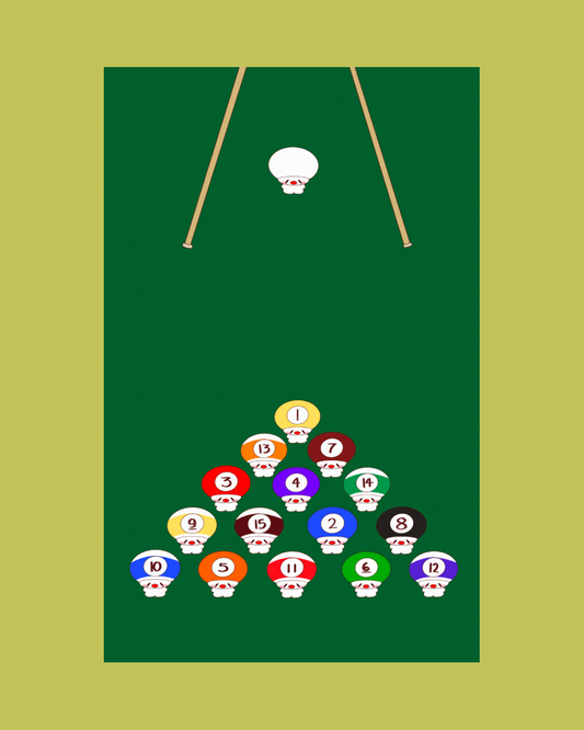 Marshall Billiards Print