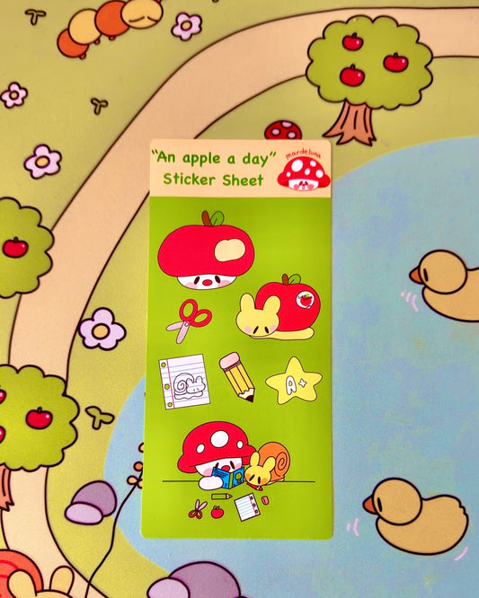 Apple Marshall Sticker Sheet