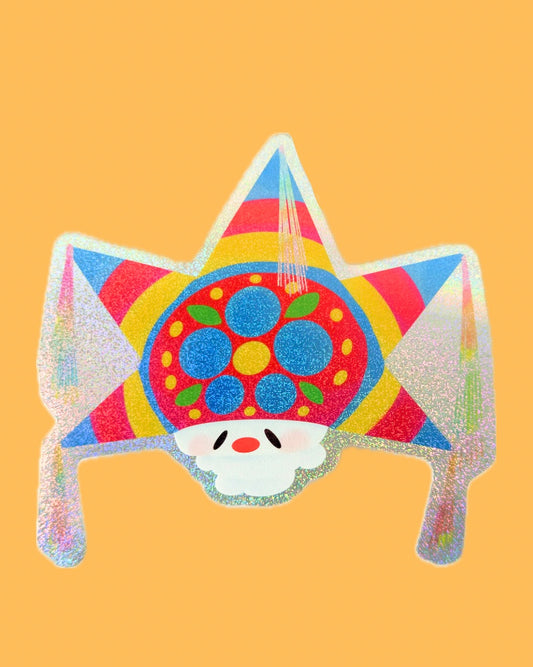 Piñata Marshall Glittery Sticker