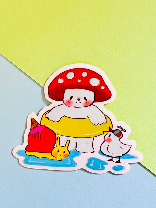 Marshall Pool Party Sticker