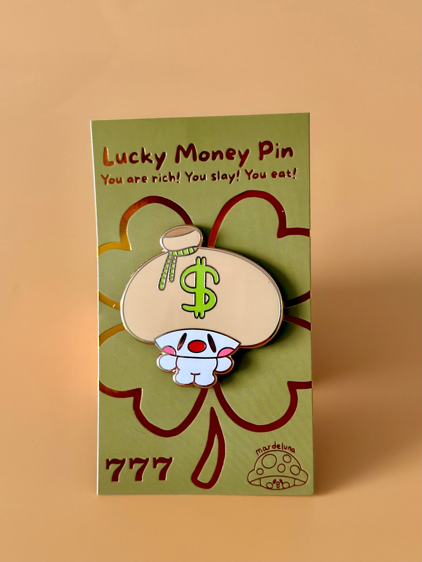 Lucky Marshall Money Pin