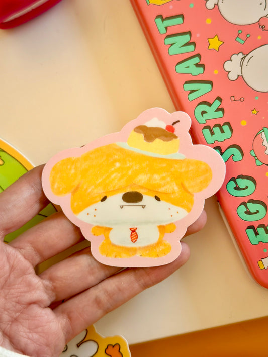 President Pudding Sticker