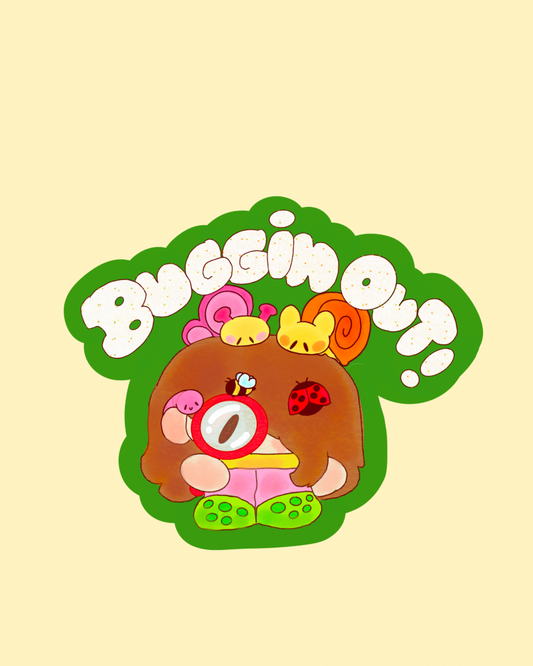 Buggin Out! Vinyl Sticker