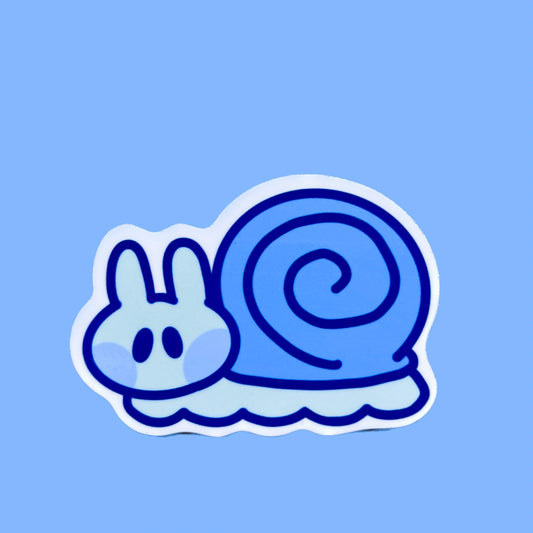 Blue Snail Sticker
