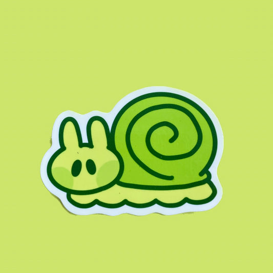 Green Snail Sticker