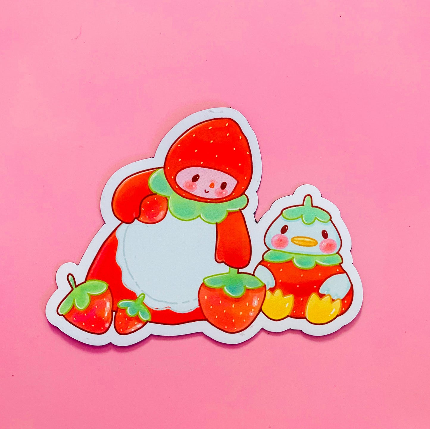 Strawberry Girl Magnet