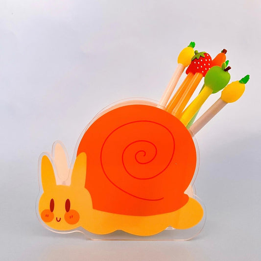 Snail Acrylic Pencil Holder